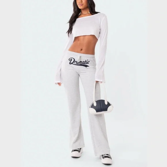 ❤️NWOT Edikted semi sheer long sleeve crop top white small - Picture 8 of 10